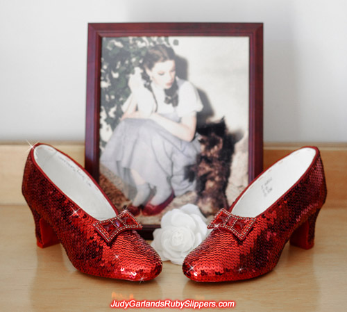 Beautiful high quality Judy Garland's ruby slippers