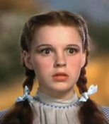 Portrait photos of stunning beauty Judy Garland as Dorothy