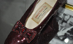 Judy Garland's size 5.5 replica ruby slippers