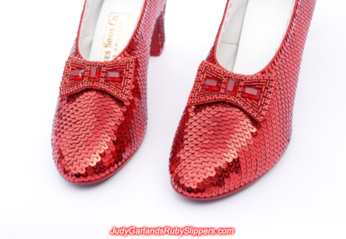 Judy Garland's size 5B replica ruby slippers