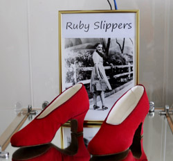 Judy Garland's size 5B custom-made shoes